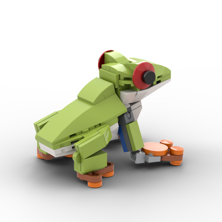 Small Lime Green Frog LEGO Set