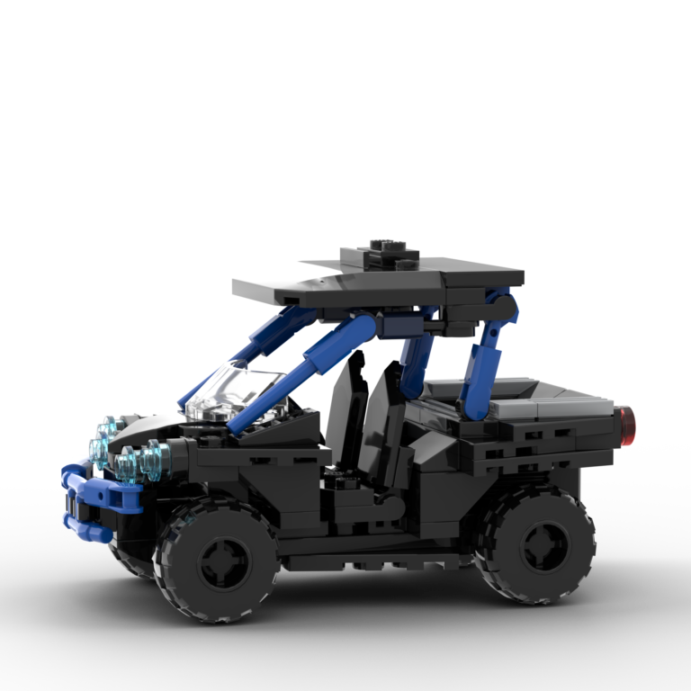 LEGO Car MOC of a Blue Can-Am Buggy