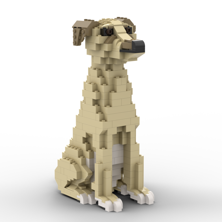 Big Beige Doggo LEGO of a Longdog