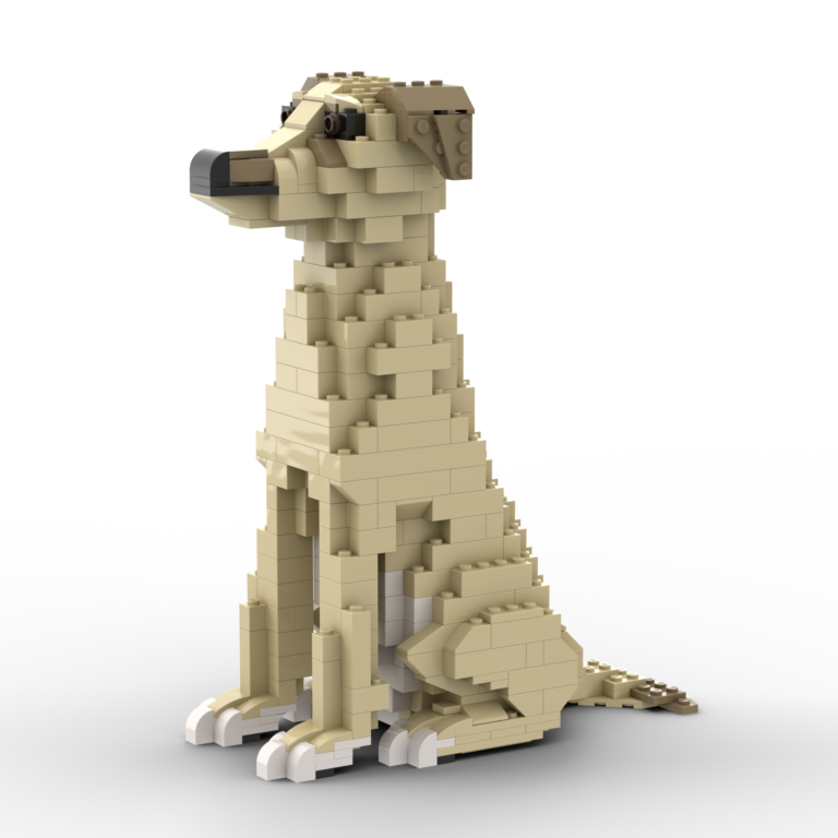 Big Beige Doggo LEGO of a Longdog