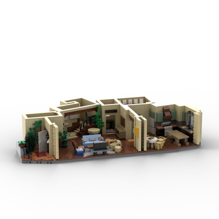 Cusotom LEGO model of the Lopez vs Lopez TV series set