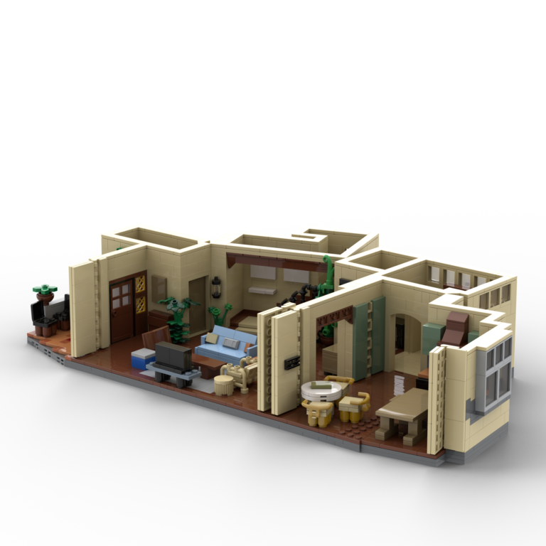 Cusotom LEGO model of the Lopez vs Lopez TV series set