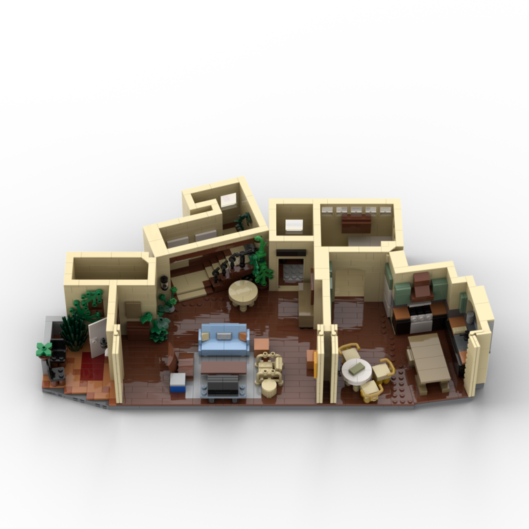Cusotom LEGO model of the Lopez vs Lopez TV series set